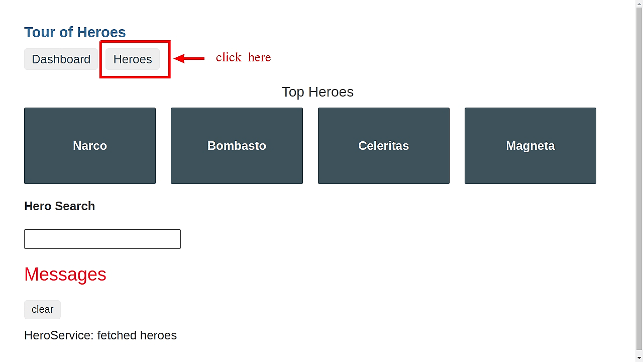 A list of heroes